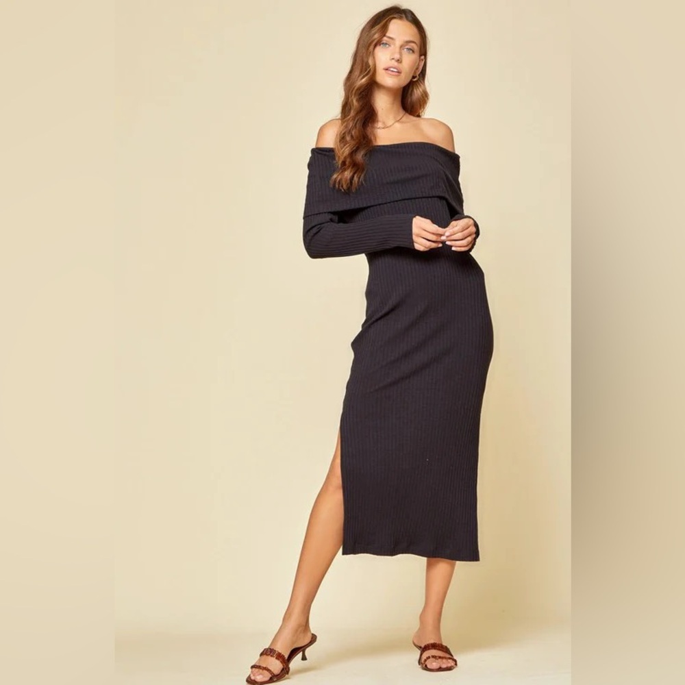 Off the Shoulder Body-con Dress